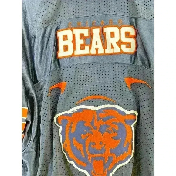 Chicago Bears NFL Jersey Hoodie (Double-Layer) Sweatshirt Adult Men Large - Picture 3 of 12